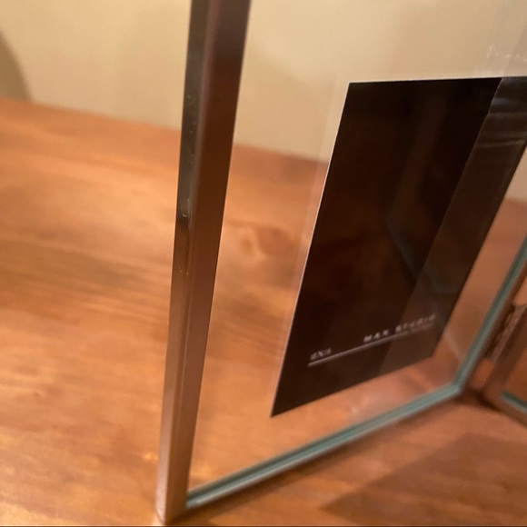 Max Studio Home Double Photo Frame Matte Silver - Picture 2 of 4